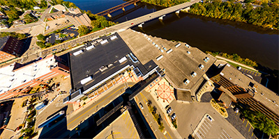 St. Cloud Rivers Edge Convention Center Aerial