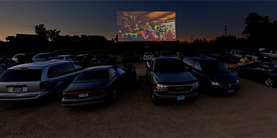 Cottage View Drive-In Theatre on the first night of summer.