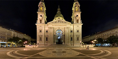 Saint Stephen’s Basilica At Night