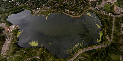 Lake Como Aerial Panorama