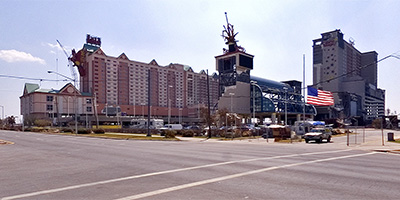 Casinos in Biloxi after Hurricane Katrina.