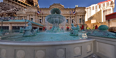 Fountain at Paris Las Vegas