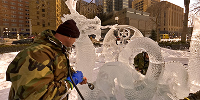 U.S. Army Ice Sculpture