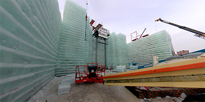 Ice Palace Construction