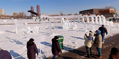 Winter Carnival Ice Sculptures