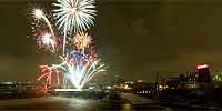 Fireworks on New Year’s Eve 2005 in Minneapolis