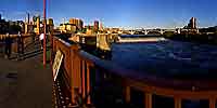 Sunrise from the Stone Arch Bridge