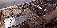 360 degree aerial panorama over Beauvoir and the Biloxi Coliseum.
