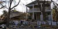 19th Ave. in Gulfport after Hurricane Katrina.