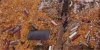 Aerial panorama over west Gulfport after Hurricane Katrina, near Broad Ave. and Hwy. 90.