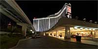 Monorail track at Las Vegas Hilton